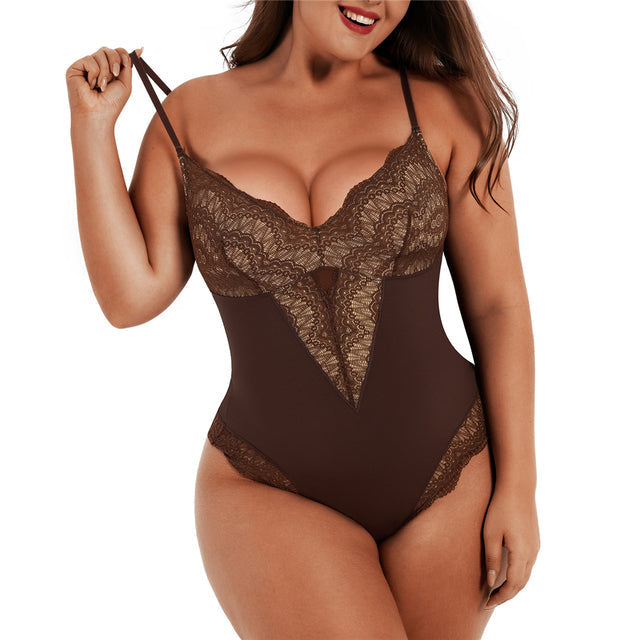 AirSlim® Go Braless: Body Modelador com Renda, Sem Sutiã