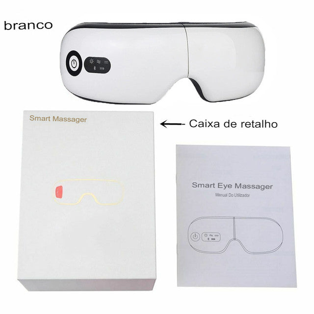 Massageador de Olhos Inteligente Relax Glasses - Relaxamento e Conforto Visual