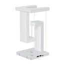 HoverGlow X10 - Luminária de Mesa LED Antigravidade com Carregador Wireless 10W
