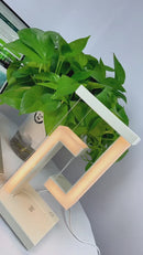 HoverGlow X10 - Luminária de Mesa LED Antigravidade com Carregador Wireless 10W